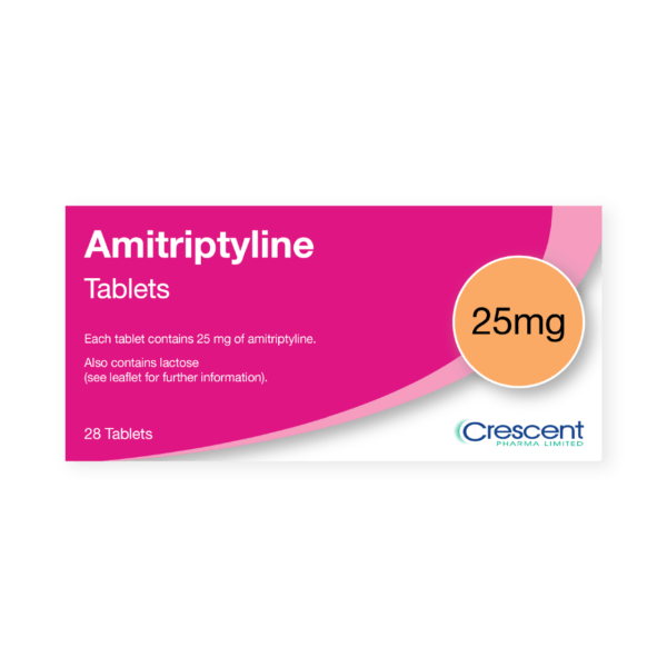 Amitriptyline 25mg Tablets, Crescent Pharmaceuticals, Crescent Pharma, Crescent Medical UK, Crescent Manufacturing, Crescent R&D, Thorpe Laboratoires, Andover Warehouse, Barnsley Warehouse, M&A Pharma, M&A Pharmachem, Archimedis, Uk Generic Medicine, Uk Pharmaceuticals