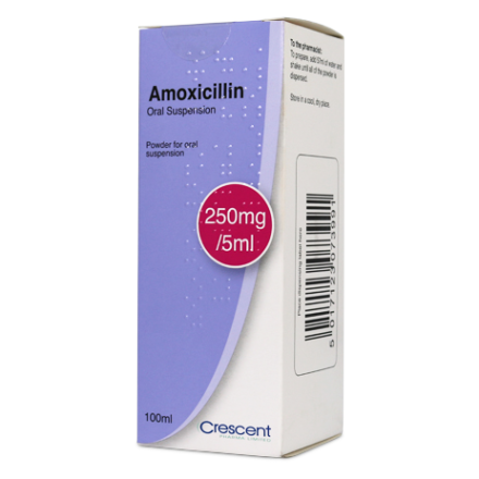 Amoxicillin 250mg/5ml Oral Suspension – Crescent Pharma