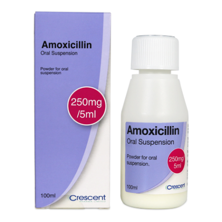 Amoxicillin 250mg/5ml Oral Suspension – Crescent Pharma