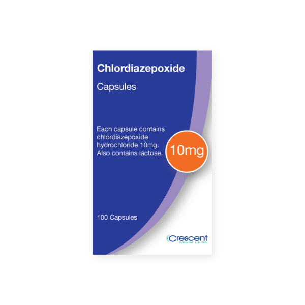 Chlordiazepoxide 10mg Capsules, Crescent Pharmaceuticals, Crescent Pharma, Crescent Medical UK, Crescent Manufacturing, Crescent R&D, Thorpe Laboratoires, Andover Warehouse, Barnsley Warehouse, M&A Pharma, M&A Pharmachem, Archimedis, Uk Generic Medicine, Uk Pharmaceuticals