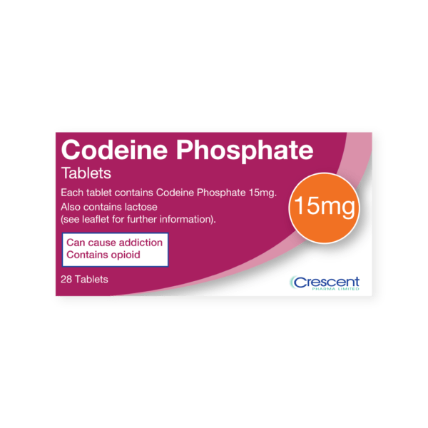 Codeine 15mg Tablets, Crescent Pharmaceuticals, Crescent Pharma, Crescent Medical UK, Crescent Manufacturing, Crescent R&D, Thorpe Laboratoires, Andover Warehouse, Barnsley Warehouse, M&A Pharma, M&A Pharmachem, Archimedis, Uk Generic Medicine, Uk Pharmaceuticals