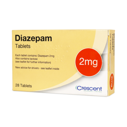 Diazepam 2mg Tablets – Crescent Pharma