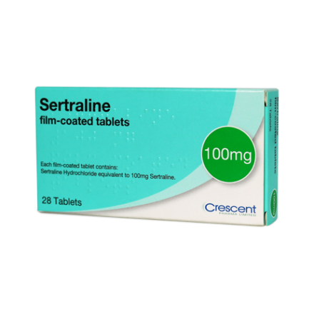 Sertraline 100mg Film-coated Tablets | Crescent Pharma