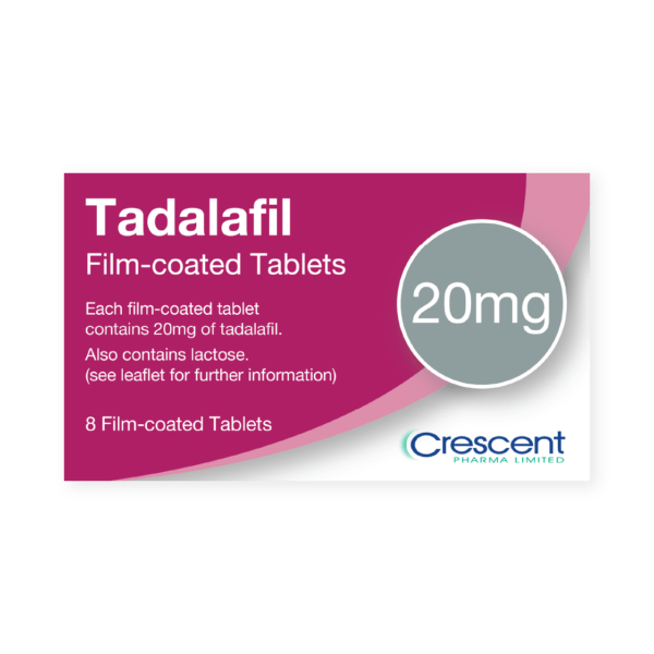 Tadalafil 20mg Film-coated Tablets, Crescent Pharmaceuticals, Crescent Pharma, Crescent Medical UK, Crescent Manufacturing, Crescent R&D, Thorpe Laboratoires, Andover Warehouse, Barnsley Warehouse, M&A Pharma, M&A Pharmachem, Archimedis, Uk Generic Medicine, Uk Pharmaceuticals