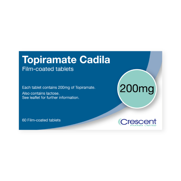 Topiramate 200mg Film-coated Tablets, Crescent Pharmaceuticals, Crescent Pharma, Crescent Medical UK, Crescent Manufacturing, Crescent R&D, Thorpe Laboratoires, Andover Warehouse, Barnsley Warehouse, M&A Pharma, M&A Pharmachem, Archimedis, Uk Generic Medicine, Uk Pharmaceuticals