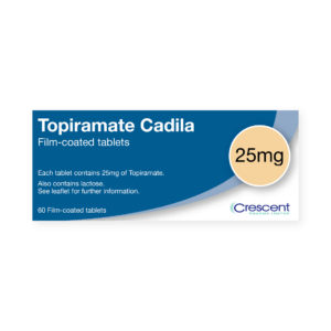 Topiramate 25mg Film-coated Tablets, Crescent Pharmaceuticals, Crescent Pharma, Crescent Medical UK, Crescent Manufacturing, Crescent R&D, Thorpe Laboratoires, Andover Warehouse, Barnsley Warehouse, M&A Pharma, M&A Pharmachem, Archimedis, Uk Generic Medicine, Uk Pharmaceuticals