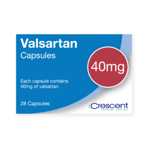 Valsartan 40mg Capsules, Crescent Pharmaceuticals, Crescent Pharma, Crescent Medical UK, Crescent Manufacturing, Crescent R&D, Thorpe Laboratoires, Andover Warehouse, Barnsley Warehouse, M&A Pharma, M&A Pharmachem, Archimedis, Uk Generic Medicine, Uk Pharmaceuticals