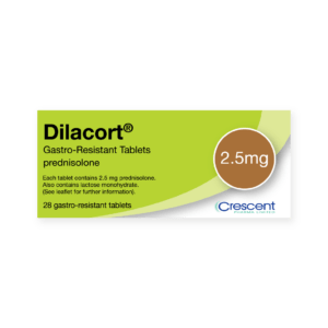 Dilacort 2.5mg Gastro-Resistant Tablets, Crescent Pharmaceuticals, Crescent Pharma, Crescent Medical UK, Crescent Manufacturing, Crescent R&D, Thorpe Laboratoires, Andover Warehouse, Barnsley Warehouse, M&A Pharma, M&A Pharmachem, Archimedis, Uk Generic Medicine, Uk Pharmaceuticals