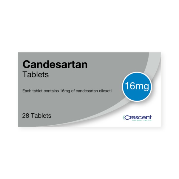 Candesartan 16mg Tablets, Crescent Pharmaceuticals, Crescent Pharma, Crescent Medical UK, Crescent Manufacturing, Crescent R&D, Thorpe Laboratoires, Andover Warehouse, Barnsley Warehouse, M&A Pharma, M&A Pharmachem, Archimedis, Uk Generic Medicine, Uk Pharmaceuticals