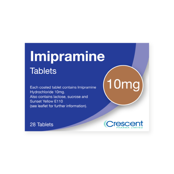 Imipramine 10mg Tablets, Crescent Pharmaceuticals, Crescent Pharma, Crescent Medical UK, Crescent Manufacturing, Crescent R&D, Thorpe Laboratoires, Andover Warehouse, Barnsley Warehouse, M&A Pharma, M&A Pharmachem, Archimedis, Uk Generic Medicine, Uk Pharmaceuticals