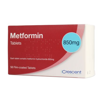 Metformin Tablets 850mg – Crescent Pharma