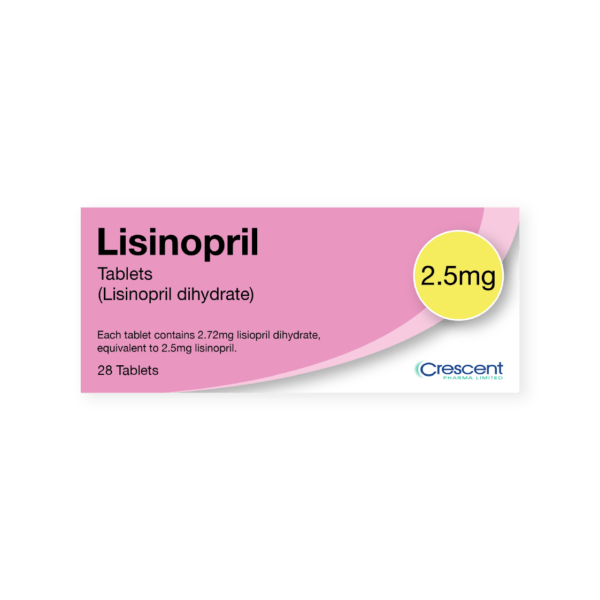 Lisinopril 2.5mg Tablets, Crescent Pharmaceuticals, Crescent Pharma, Crescent Medical UK, Crescent Manufacturing, Crescent R&D, Thorpe Laboratoires, Andover Warehouse, Barnsley Warehouse, M&A Pharma, M&A Pharmachem, Archimedis, Uk Generic Medicine, Uk Pharmaceuticals