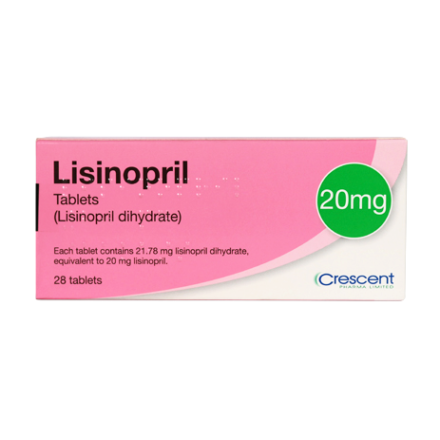 Lisinopril 20mg Tablets | Crescent Pharma