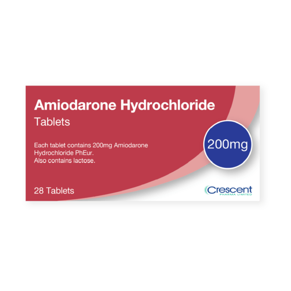 Amiodarone 200mg Tablets, Crescent Pharmaceuticals, Crescent Pharma, Crescent Medical UK, Crescent Manufacturing, Crescent R&D, Thorpe Laboratoires, Andover Warehouse, Barnsley Warehouse, M&A Pharma, M&A Pharmachem, Archimedis, Uk Generic Medicine, Uk Pharmaceuticals