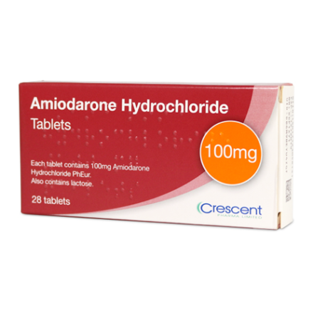 Amiodarone Hydrochloride 100mg Tablets – Crescent Pharma