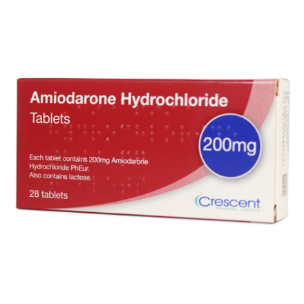 Amiodarone Hydrochloride 200mg Tablets – Crescent Pharma