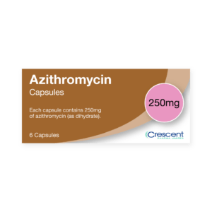 Azithromycin 250mg Capsules, Crescent Pharmaceuticals, Crescent Pharma, Crescent Medical UK, Crescent Manufacturing, Crescent R&D, Thorpe Laboratoires, Andover Warehouse, Barnsley Warehouse, M&A Pharma, M&A Pharmachem, Archimedis, Uk Generic Medicine, Uk Pharmaceuticals