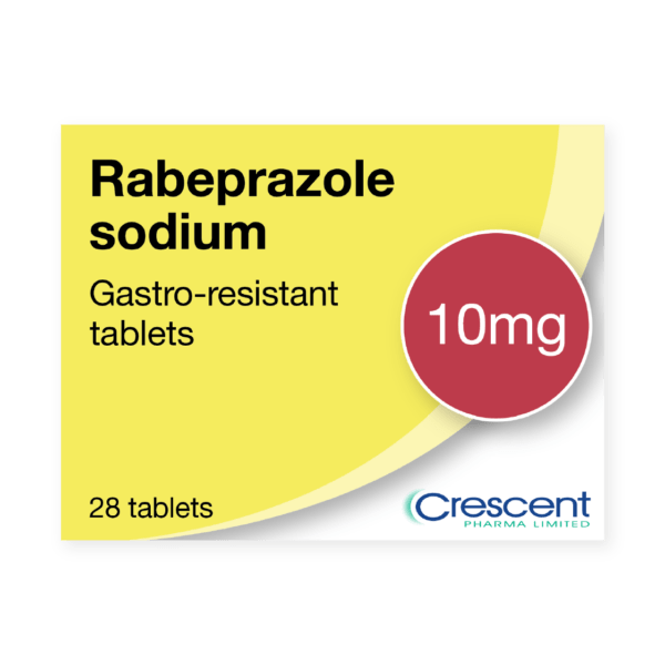 Rabeprazole 10mg Tablets, Crescent Pharmaceuticals, Crescent Pharma, Crescent Medical UK, Crescent Manufacturing, Crescent R&D, Thorpe Laboratoires, Andover Warehouse, Barnsley Warehouse, M&A Pharma, M&A Pharmachem, Archimedis, Uk Generic Medicine, Uk Pharmaceuticals