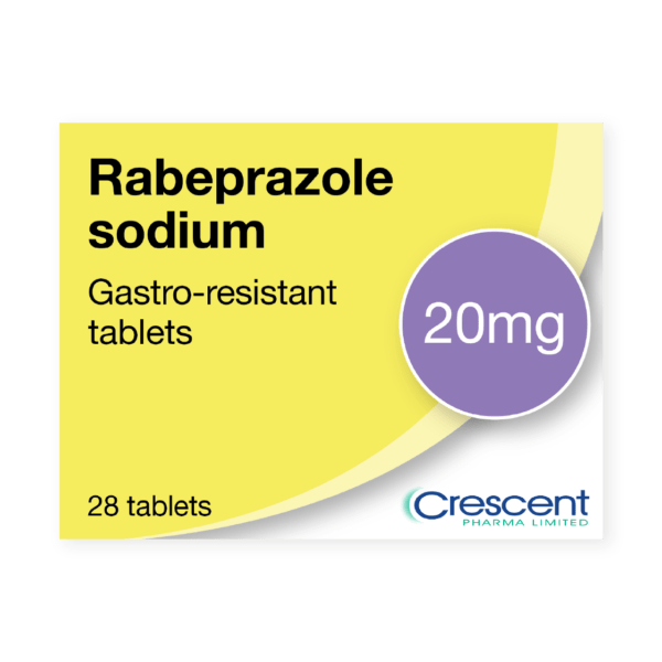 Rabeprazole 20mg Tablets, Crescent Pharmaceuticals, Crescent Pharma, Crescent Medical UK, Crescent Manufacturing, Crescent R&D, Thorpe Laboratoires, Andover Warehouse, Barnsley Warehouse, M&A Pharma, M&A Pharmachem, Archimedis, Uk Generic Medicine, Uk Pharmaceuticals