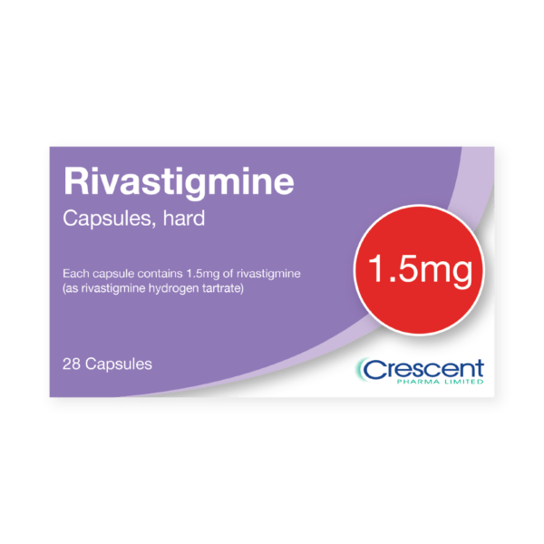 Rivastigmine 1.5mg Capsules, Crescent Pharmaceuticals, Crescent Pharma, Crescent Medical UK, Crescent Manufacturing, Crescent R&D, Thorpe Laboratoires, Andover Warehouse, Barnsley Warehouse, M&A Pharma, M&A Pharmachem, Archimedis, Uk Generic Medicine, Uk Pharmaceuticals