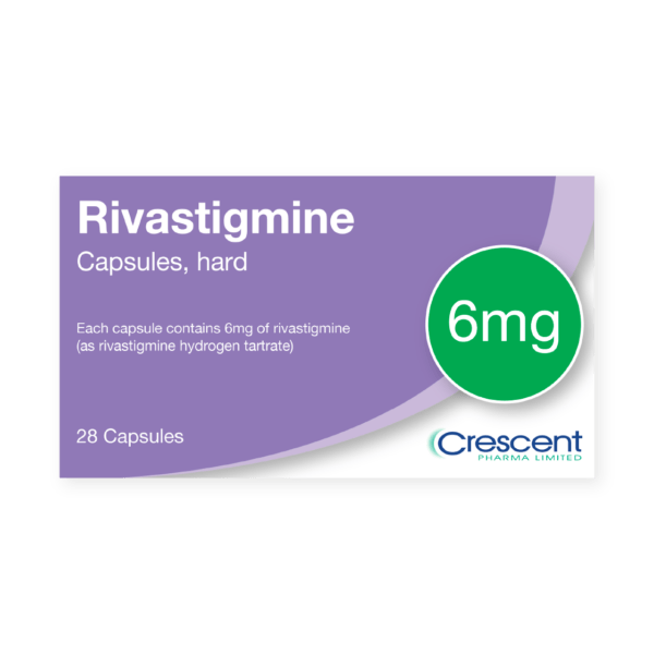 Rivastigmine 6mg Capsules, Crescent Pharmaceuticals, Crescent Pharma, Crescent Medical UK, Crescent Manufacturing, Crescent R&D, Thorpe Laboratoires, Andover Warehouse, Barnsley Warehouse, M&A Pharma, M&A Pharmachem, Archimedis, Uk Generic Medicine, Uk Pharmaceuticals