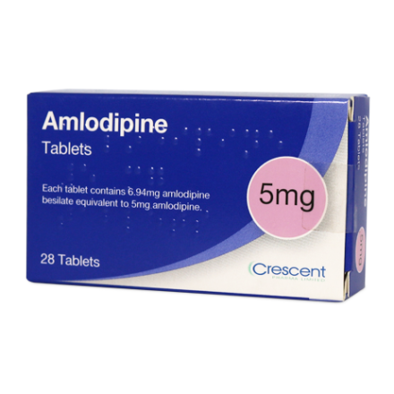 Amlodipine 5mg Tablets | Crescent Pharma