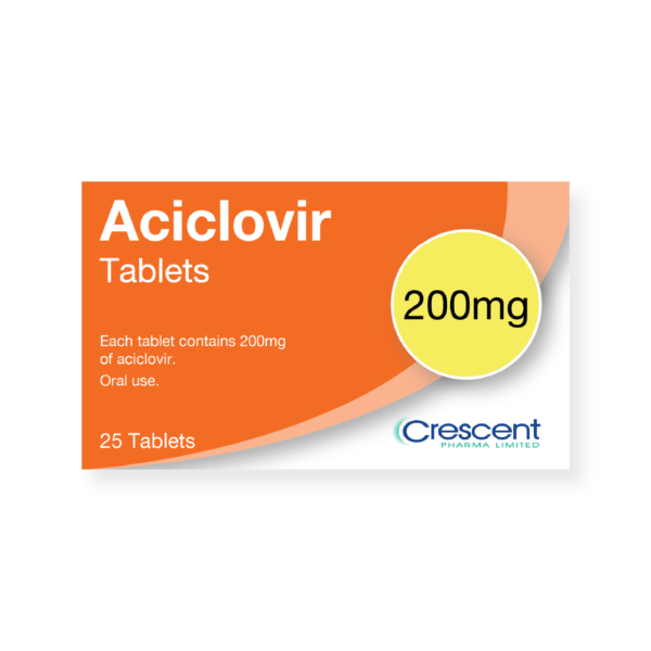 Aciclovir 200mg Tablets, Crescent Pharmaceuticals, Crescent Pharma, Crescent Medical UK, Crescent Manufacturing, Crescent R&D, Thorpe Laboratoires, Andover Warehouse, Barnsley Warehouse, M&A Pharma, M&A Pharmachem, Archimedis, Uk Generic Medicine, Uk Pharmaceuticals