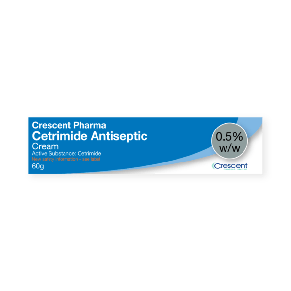 Cetrimide 0.5% Cream, Crescent Pharmaceuticals, Crescent Pharma, Crescent Medical UK, Crescent Manufacturing, Crescent R&D, Thorpe Laboratoires, Andover Warehouse, Barnsley Warehouse, M&A Pharma, M&A Pharmachem, Archimedis, Uk Generic Medicine, Uk Pharmaceuticals