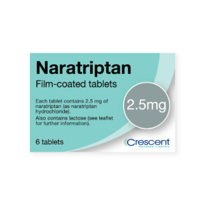 Naratriptan 2.5mg Film-coated Tablets, Crescent Pharmaceuticals, Crescent Pharma, Crescent Medical UK, Crescent Manufacturing, Crescent R&D, Thorpe Laboratoires, Andover Warehouse, Barnsley Warehouse, M&A Pharma, M&A Pharmachem, Archimedis, Uk Generic Medicine, Uk Pharmaceuticals