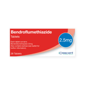 Bendroflumethiazide 2.5mg Tablets, Crescent Pharmaceuticals, Crescent Pharma, Crescent Medical UK, Crescent Manufacturing, Crescent R&D, Thorpe Laboratoires, Andover Warehouse, Barnsley Warehouse, M&A Pharma, M&A Pharmachem, Archimedis, Uk Generic Medicine, Uk Pharmaceuticals