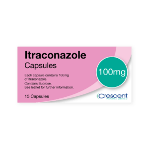 Itraconazole 100mg Capsules, Crescent Pharmaceuticals, Crescent Pharma, Crescent Medical UK, Crescent Manufacturing, Crescent R&D, Thorpe Laboratoires, Andover Warehouse, Barnsley Warehouse, M&A Pharma, M&A Pharmachem, Archimedis, Uk Generic Medicine, Uk Pharmaceuticals