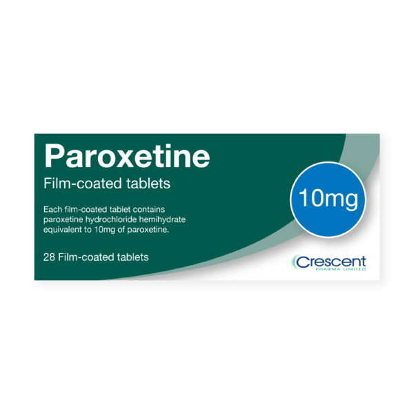 Paroxetine 10mg Tablets, Crescent Pharmaceuticals, Crescent Pharma, Crescent Medical UK, Crescent Manufacturing, Crescent R&D, Thorpe Laboratoires, Andover Warehouse, Barnsley Warehouse, M&A Pharma, M&A Pharmachem, Archimedis, Uk Generic Medicine, Uk Pharmaceuticals