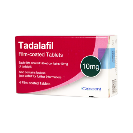 Tadalafil 10mg Film-coated Tablets – Crescent Pharma