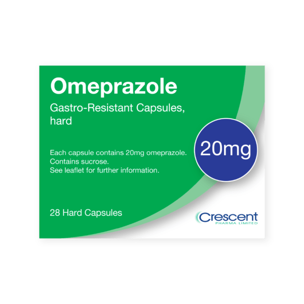 Omeprazole 20mg Capsules, Crescent Pharmaceuticals, Crescent Pharma, Crescent Medical UK, Crescent Manufacturing, Crescent R&D, Thorpe Laboratoires, Andover Warehouse, Barnsley Warehouse, M&A Pharma, M&A Pharmachem, Archimedis, Uk Generic Medicine, Uk Pharmaceuticals