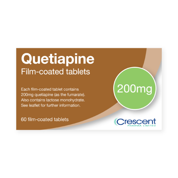 Quetiapine 200mg Film-coated Tablets, Crescent Pharmaceuticals, Crescent Pharma, Crescent Medical UK, Crescent Manufacturing, Crescent R&D, Thorpe Laboratoires, Andover Warehouse, Barnsley Warehouse, M&A Pharma, M&A Pharmachem, Archimedis, Uk Generic Medicine, Uk Pharmaceuticals