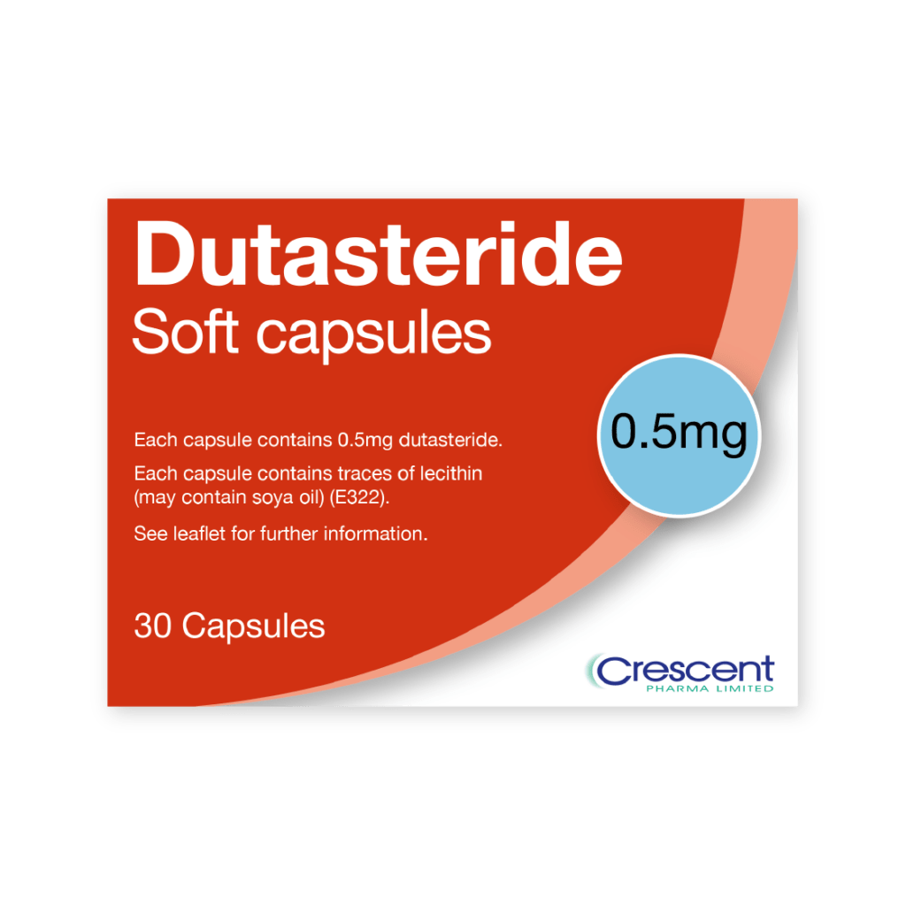 Dutasteride 0.5mg Soft Capsules – Crescent Pharma