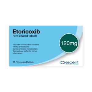 Etoricoxib 120mg Film-coated Tablets, Crescent Pharmaceuticals, Crescent Pharma, Crescent Medical UK, Crescent Manufacturing, Crescent R&D, Thorpe Laboratoires, Andover Warehouse, Barnsley Warehouse, M&A Pharma, M&A Pharmachem, Archimedis, Uk Generic Medicine, Uk Pharmaceuticals