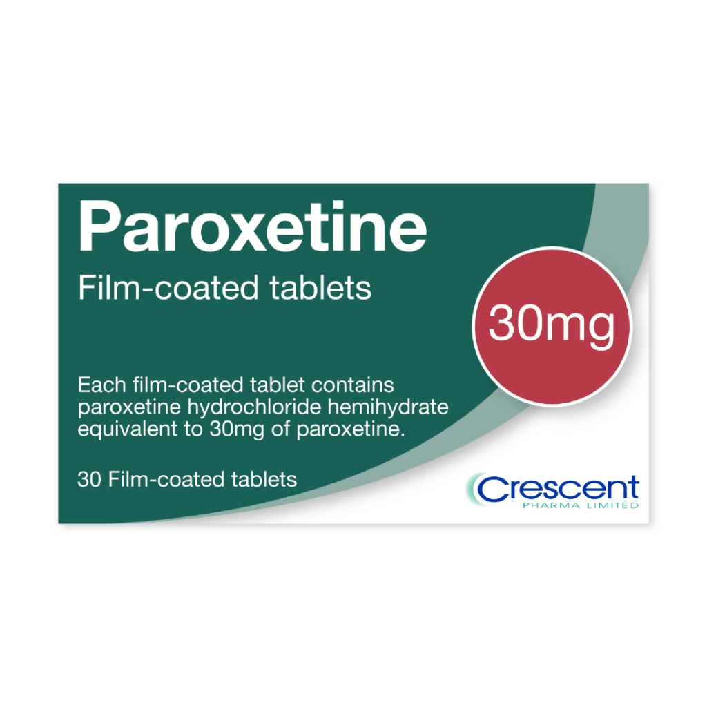 Paroxetine 30mg Film-coated Tablets – Crescent Pharma