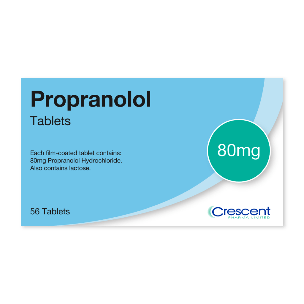 Propranolol 80mg Tablets – Crescent Pharma