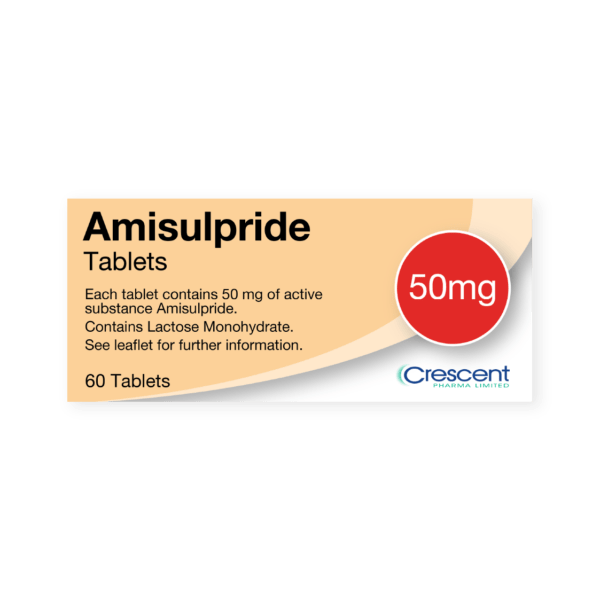 Amisulpride 50mg Tablets, Crescent Pharmaceuticals, Crescent Pharma, Crescent Medical UK, Crescent Manufacturing, Crescent R&D, Thorpe Laboratoires, Andover Warehouse, Barnsley Warehouse, M&A Pharma, M&A Pharmachem, Archimedis, Uk Generic Medicine, Uk Pharmaceuticals