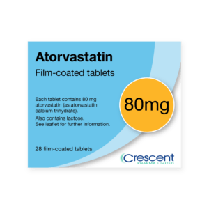 Atorvastatin 80mg Film-coated Tablets, Crescent Pharmaceuticals, Crescent Pharma, Crescent Medical UK, Crescent Manufacturing, Crescent R&D, Thorpe Laboratoires, Andover Warehouse, Barnsley Warehouse, M&A Pharma, M&A Pharmachem, Archimedis, Uk Generic Medicine, Uk Pharmaceuticals