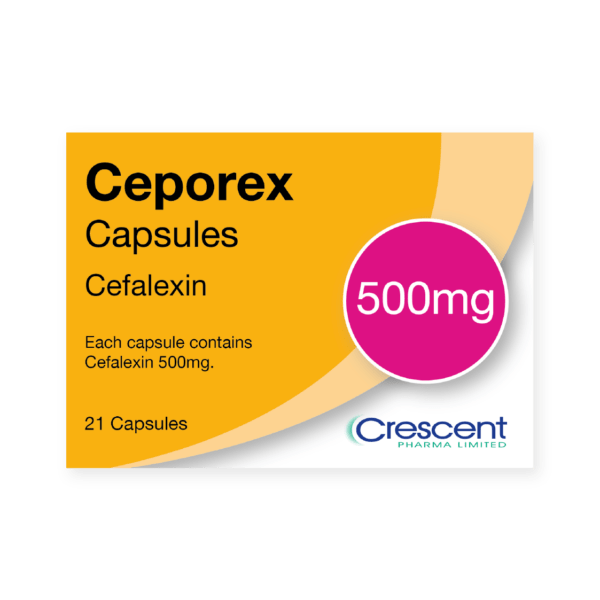 Ceproex 500mg Capsules, Crescent Pharmaceuticals, Crescent Pharma, Crescent Medical UK, Crescent Manufacturing, Crescent R&D, Thorpe Laboratoires, Andover Warehouse, Barnsley Warehouse, M&A Pharma, M&A Pharmachem, Archimedis, Uk Generic Medicine, Uk Pharmaceuticals