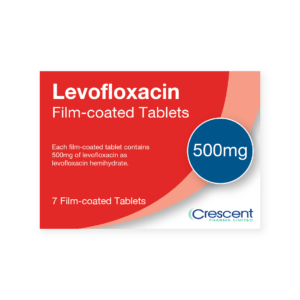 Levofloxacin 500mg Film-coated Tablets, Crescent Pharmaceuticals, Crescent Pharma, Crescent Medical UK, Crescent Manufacturing, Crescent R&D, Thorpe Laboratoires, Andover Warehouse, Barnsley Warehouse, M&A Pharma, M&A Pharmachem, Archimedis, Uk Generic Medicine, Uk Pharmaceuticals