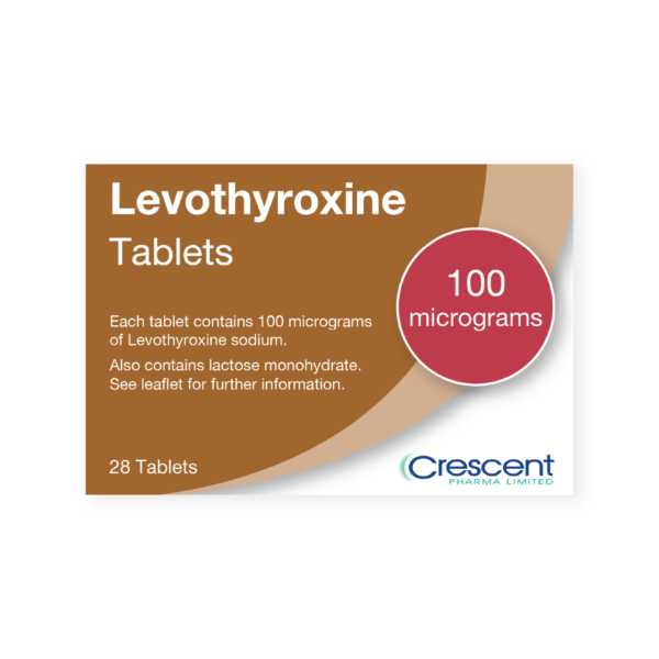 Levothyroxine 100mcg Tablets, Crescent Pharmaceuticals, Crescent Pharma, Crescent Medical UK, Crescent Manufacturing, Crescent R&D, Thorpe Laboratoires, Andover Warehouse, Barnsley Warehouse, M&A Pharma, M&A Pharmachem, Archimedis, Uk Generic Medicine, Uk Pharmaceuticals