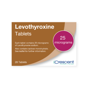 Levothyroxine 25mcg Tablets, Crescent Pharmaceuticals, Crescent Pharma, Crescent Medical UK, Crescent Manufacturing, Crescent R&D, Thorpe Laboratoires, Andover Warehouse, Barnsley Warehouse, M&A Pharma, M&A Pharmachem, Archimedis, Uk Generic Medicine, Uk Pharmaceuticals