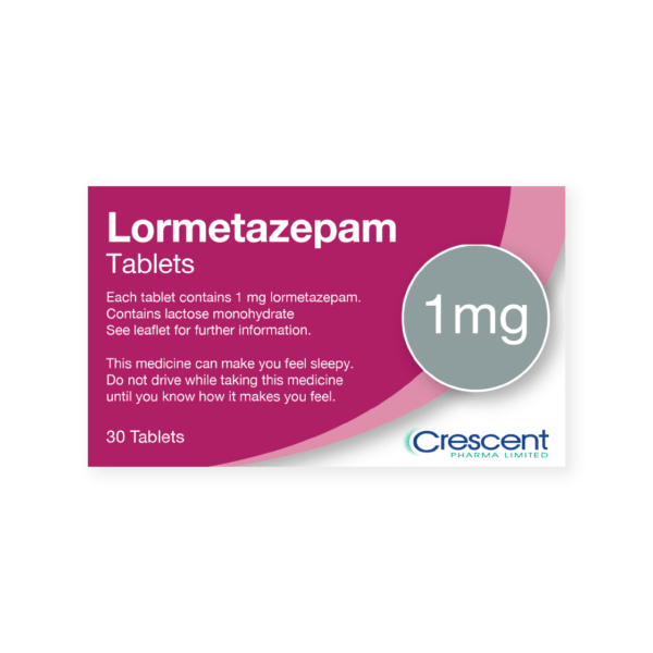 Lormetazepam 1mg Tablets, Crescent Pharmaceuticals, Crescent Pharma, Crescent Medical UK, Crescent Manufacturing, Crescent R&D, Thorpe Laboratoires, Andover Warehouse, Barnsley Warehouse, M&A Pharma, M&A Pharmachem, Archimedis, Uk Generic Medicine, Uk Pharmaceuticals